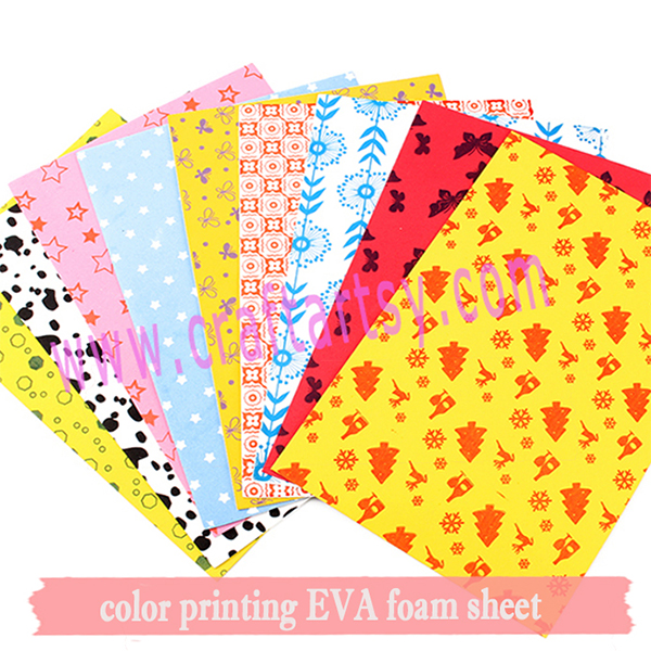 láminas de espuma EVA de impresión en color